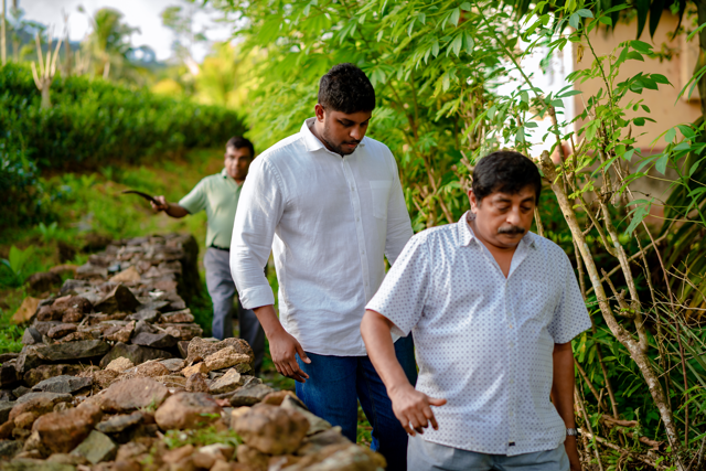 Vintage photo of the original tea factory